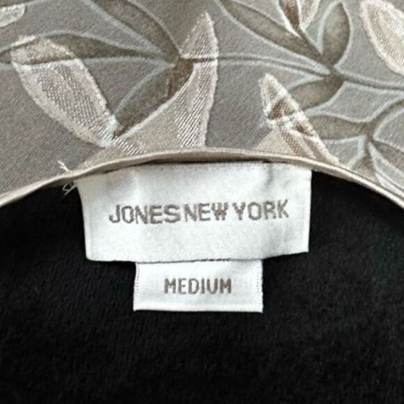 Vintage Jones New York Women’s Sheer Burnout Leaf Design Chemise/Robe Set S\M - Picture 8 of 10